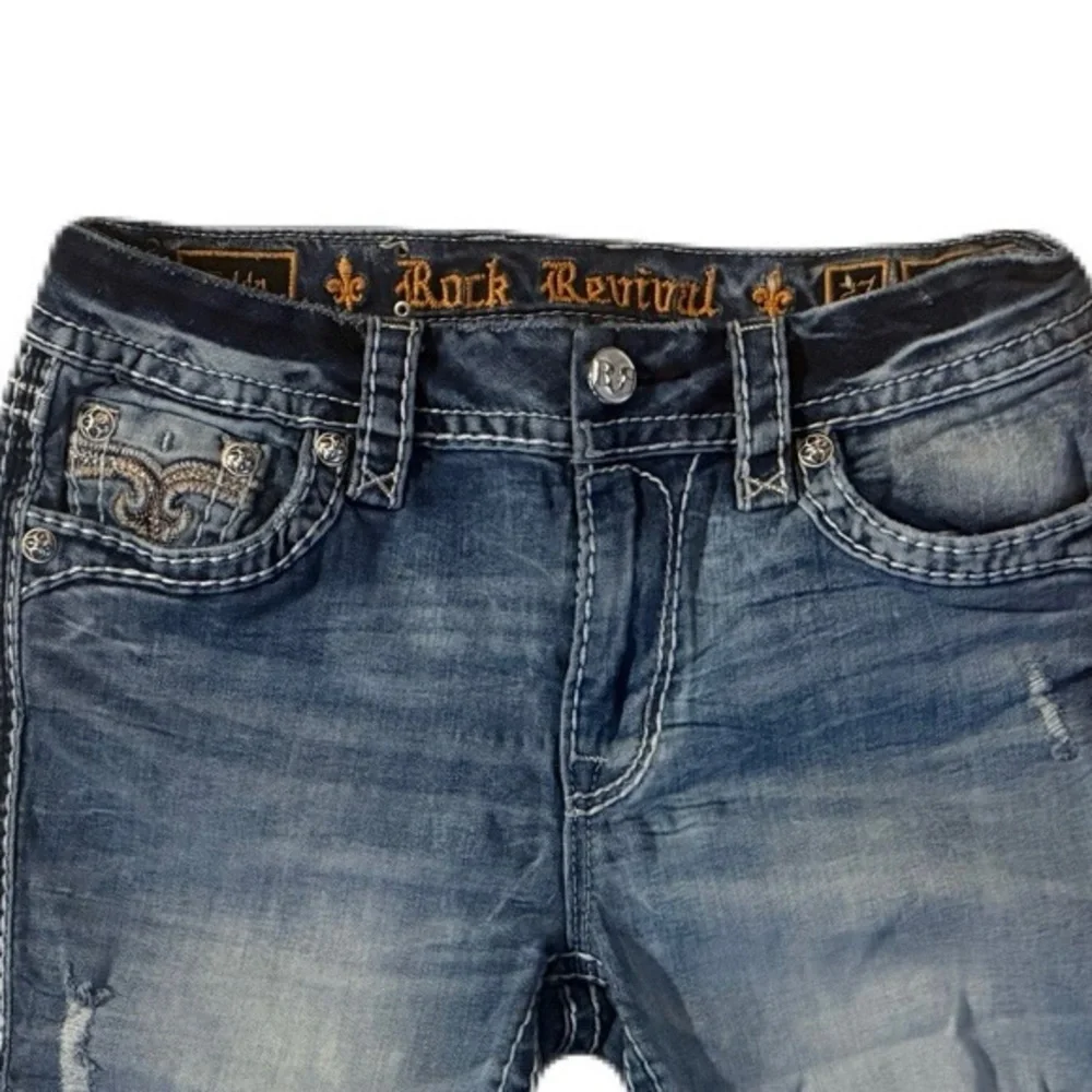 Rock Revival Felda Mid-Rise Ankle Skinny Jeans Size 27 - Picture 3 of 11